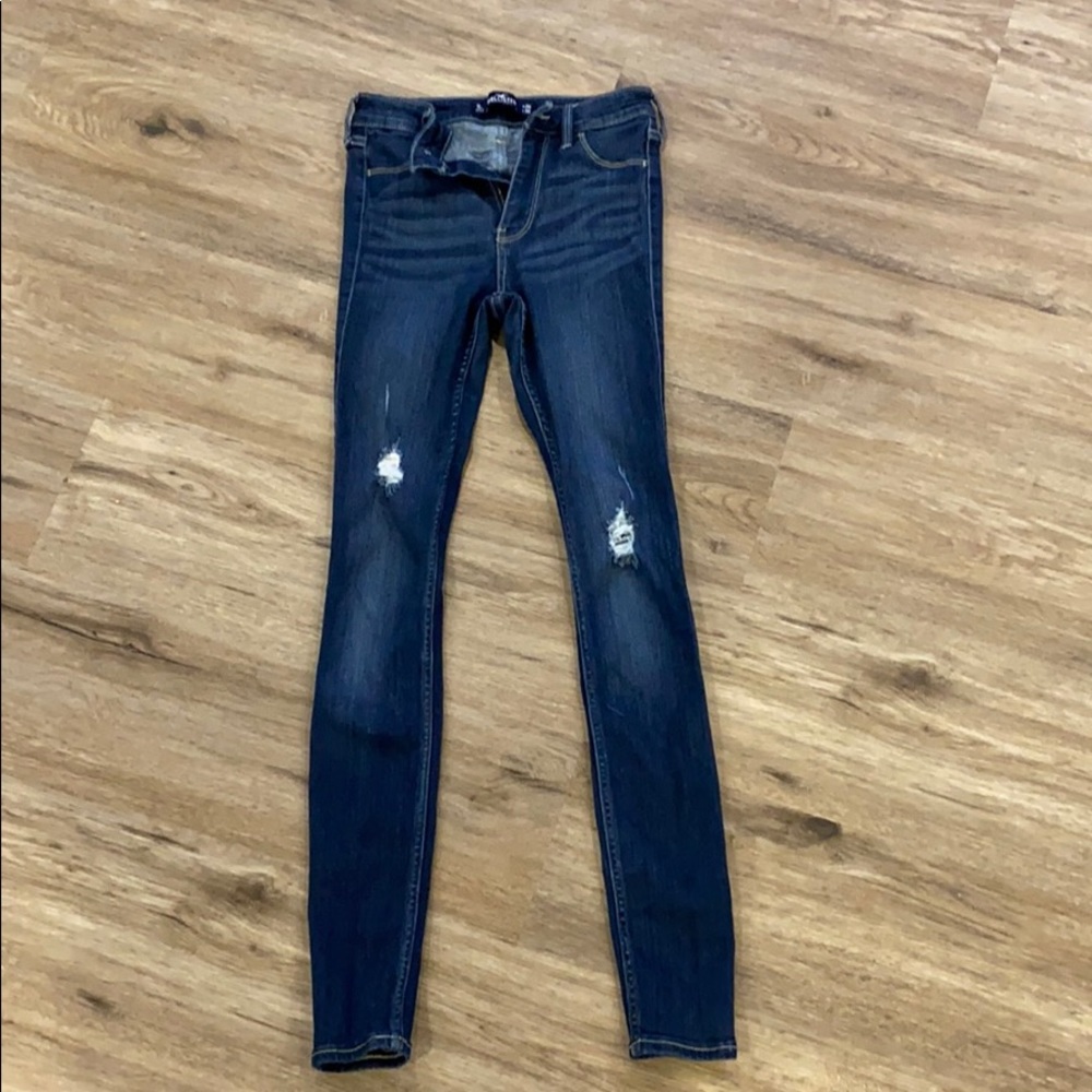Dark wash jeans!